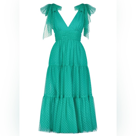 Jeanne Dress in Teal - Picture 6 of 6